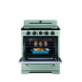 thumbnail image 4 of Unique 30' Classic Retro Induction Range, Summer Mint Green, 4 of 7