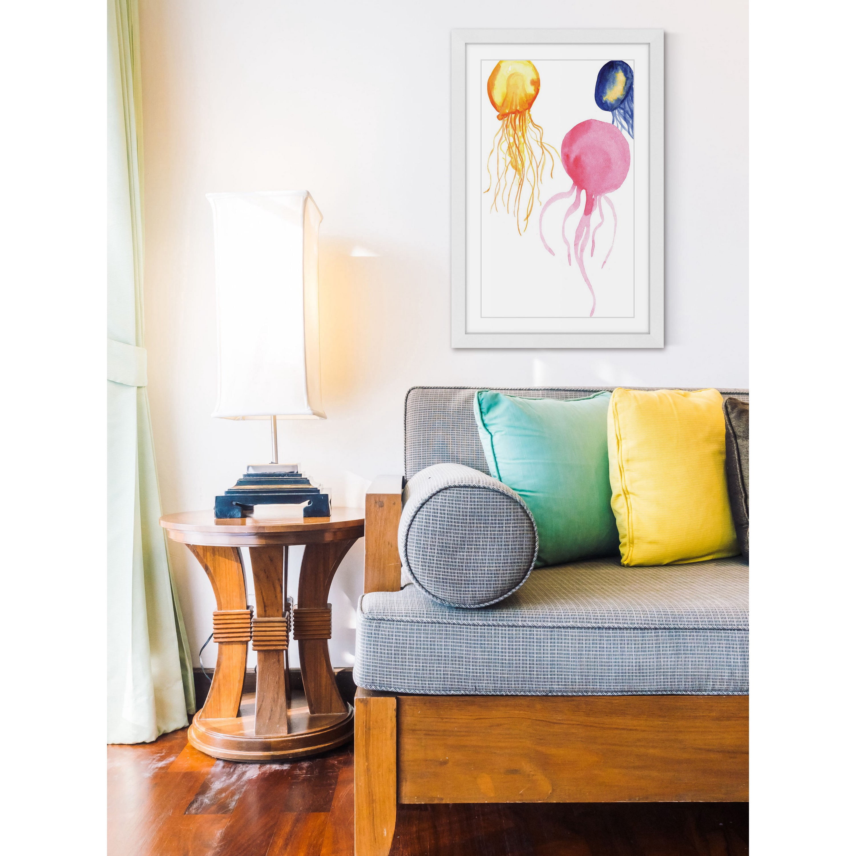 "Jellyfish" Framed Painting Print