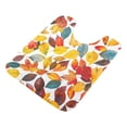 thumbnail image 4 of Ryvnso Autumn Leaves Bathroom Shaggy Rugs Toilet U Shape Mat Soft Contour Rug 20"x24", 4 of 9