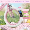 thumbnail image 6 of XJD Girls Bike for Toddlers 3-9 Years Old Kids, 16 inch Kids Bike with Training Wheels, Streamers, Basket and Doll Seat, Children Bicycles with Handbrake, 6 of 15