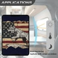thumbnail image 5 of POLERO RV Door Window Shade Cover USA Flag Wolf Blackout RV Door Window Shades Camper Sunshade Privacy Protection Travel Trailer Motorhome Sun Shade Accessories, 26 x 17.3 inches, 5 of 7