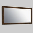 thumbnail image 2 of Eviva Sun 48" Rosewood Full Framed Bathroom Wall Mirror, 2 of 3