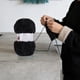 thumbnail image 5 of Hilo de algodón de piel sintética de visón para tejer y ganchillo – Hilo grueso, suave y voluminoso para sombreros, mantas de bebé, bufandas – 67 yardas, 5 of 6