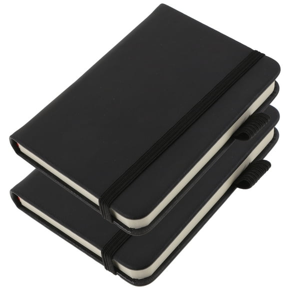 SHISUYAN 2Pcs Pocket Notepad Students Writing Notebook Portable Students Notepad Office Conference Notepad