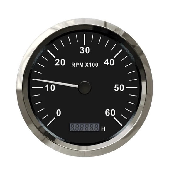Inspiraflux Tachometer 110mm 0-6000rpm for Gasoline Engine, 1 Count