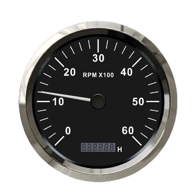 110mm Tachometer 0-6000rpm For Gasoline Engine ,Universal Compatibility