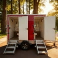 thumbnail image 7 of Goeasy Mobile Bathroom Trailer with Dual Restroom Units and Hand Washing Stations for Events, 7 of 7