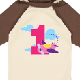 thumbnail image 4 of Inktastic 1st Birthday Pilot Airplane Girls Long Sleeve Baby Bodysuit, 4 of 5