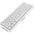 thumbnail image 2 of Generic Mechanical Gaming Keyboard Wired 61-Key Compact White Backlit Illum, 2 of 6