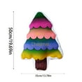 thumbnail image 3 of RICHMJ Christmas Tree Plush Pillow Decor, 19.69×13.78 Inch Colorful Christmas Toy, Soft Warm Festive Cartoon Design, Adds Holiday Cheer for Bedroom Sofa Living Room Gift DecorA, 3 of 6
