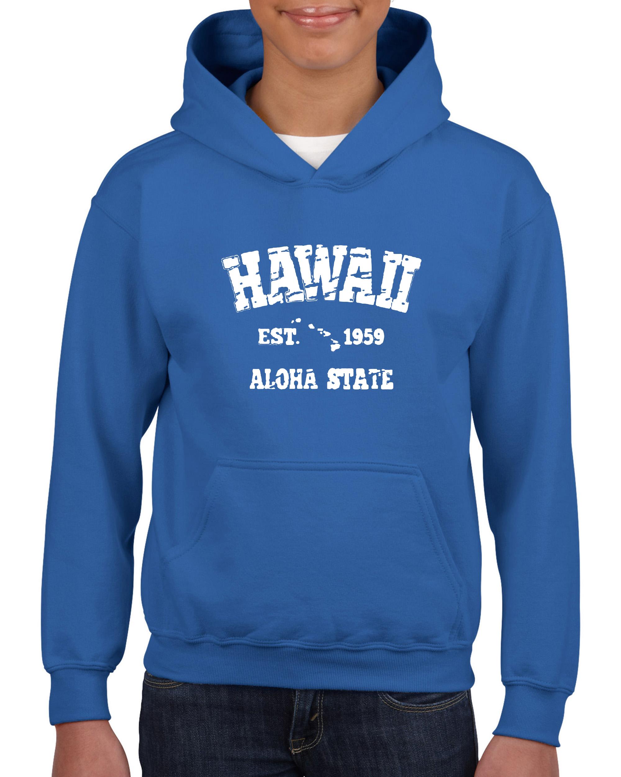 Honolulu Made in Unisex Honolulu Youth Sweatshirt Hawaii Youth Hoodie Sweatshirt