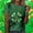 #061-Army Green, variant on Haivin Women's St. Patrick's Day Print T-Shirt, Loose Fit Round Neck, Soft Cotton Breathable Top for Casual Wear and Holiday Celebration
