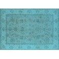 thumbnail image 1 of Ahgly Company Indoor Rectangle Oriental Light Blue Traditional Area Rugs, 8' x 12', 1 of 4