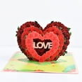 thumbnail image 4 of 3D Happy Valentines Day Pop Up Card, For Valentines Day - 7.87" x 5.9" Cover - Gift for Wife, girlfriend, 4 of 5