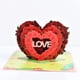 thumbnail image 4 of Tarjeta emergente 3D de aniversario de San Valentín, tarjetas de felicitación con corazón de rosa y sobres, tarjeta de regalo festiva para novia, novio, marido, esposa, 4 of 5