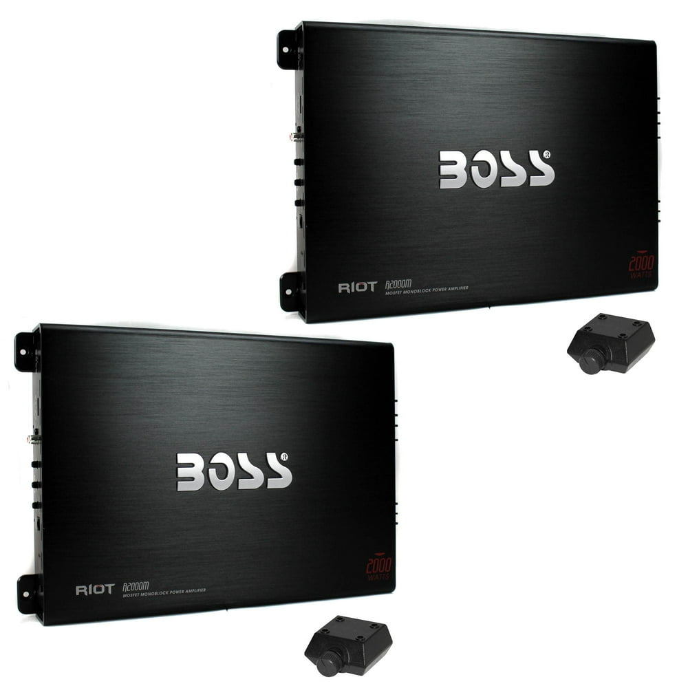 Boss Audio R2000M 2000W Riot Monoblock Car Audio MOSFET