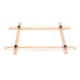 thumbnail image 1 of Embroidery Wooden Embroidery Frame Rectangle Adjustable for Display 60x100cm Craft Sewing Accessory, 1 of 7