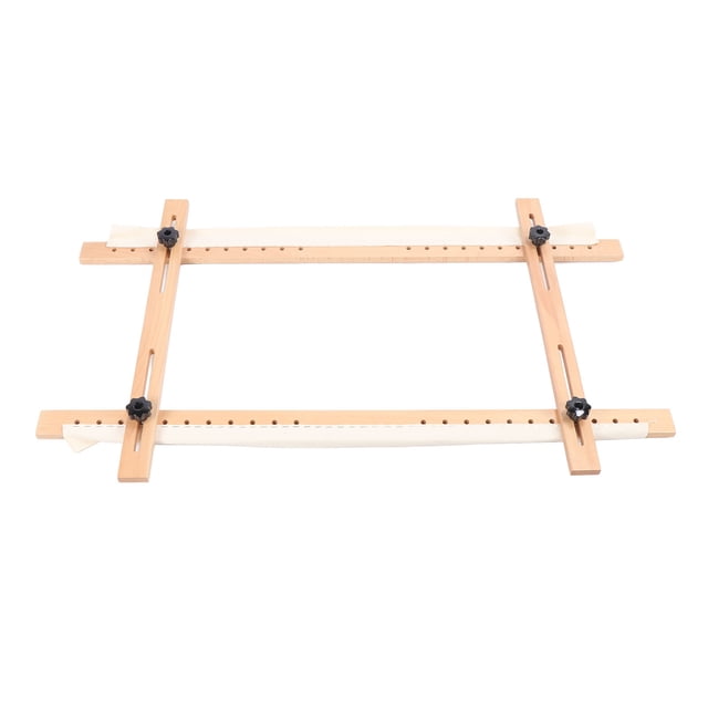 Embroidery Wooden Embroidery Frame Rectangle Adjustable for Display 60x100cm Craft Sewing Accessory