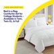 thumbnail image 5 of Juego de ropa de cama Sweet Home Collection Twin XL, color blanco, 5 piezas, 5 of 6
