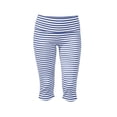 thumbnail image 6 of LIaqionyy Women Capri Pants Low Rise Lightweight Cropped Leggings Knee Length Striped Yoga Pant Workout Bottom, 6 of 7