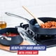 thumbnail image 3 of Blue Diamond Cookware - Juego de 10 ollas y sartenes de cerámica anodizada dura antiadherente, no tóxico, sin PFAS ni PFOA, apto para lavavajillas y horno, duradero, calentamiento uniforme, apto para, 3 of 5