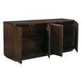 thumbnail image 3 of Bernard 4-Door Sideboard in Modern Barista Brown Finish on Acacia Solid Wood, 3 of 6