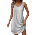 thumbnail image 5 of WRKEKC Midi Dresses for Women Elegant Sleeveless Shift Midi Work Dress Versatile Casual Wear Comfort Soft, 5 of 7