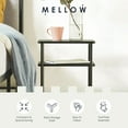 thumbnail image 4 of Mellow KODI Square Multipurpose End and Side Table Set with Storage Shelf, Black, 4 of 12