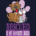 thumbnail image 3 of CafePress - Rescued Is My Favorite Breed Zip Hoodie - Zip Hoodie, Classic Hooded Sweatshirt with Metal Zipper, 3 of 4
