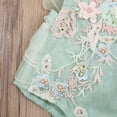 thumbnail image 6 of Douhoow Princess Newborn Baby Girls Summer Romper Ruffles Lace Embroidery Jumpsuit Cotton Sunsuit, 6 of 8