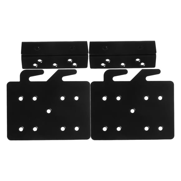 BALAHAPY 1Jgo Accesorios De Para Marco De En Hierro Negro Con Resistentes Para Cabecera