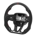 thumbnail image 4 of Volante De Fondo Plano, Volante De Fibra De Carbono Diseño De Carreras Reemplazo De Tolerancia Al Calor Para 2015-2021 Para Modificación De Automóvil, 4 of 7