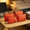 thumbnail image 6 of WeDecorBay Travel Waterproof Organizer Bags Multipurpose Packing Cubes Reinforced Seams Foldable Design Lightweight Storage Pouches for Toiletries Cosmetics Clothing Travel Accessories Red,Free Size, 6 of 6