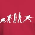 thumbnail image 3 of CafePress - Evolution Fencing Dark T Shirt - Men's Classic Graphic Cotton T-Shirt, 3 of 4