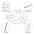 thumbnail image 4 of Uxcell 3pcs Round Cooking Rack 8.7" Dia Stainless Steel 1.2" Tall for Cooking, Silver, 4 of 6