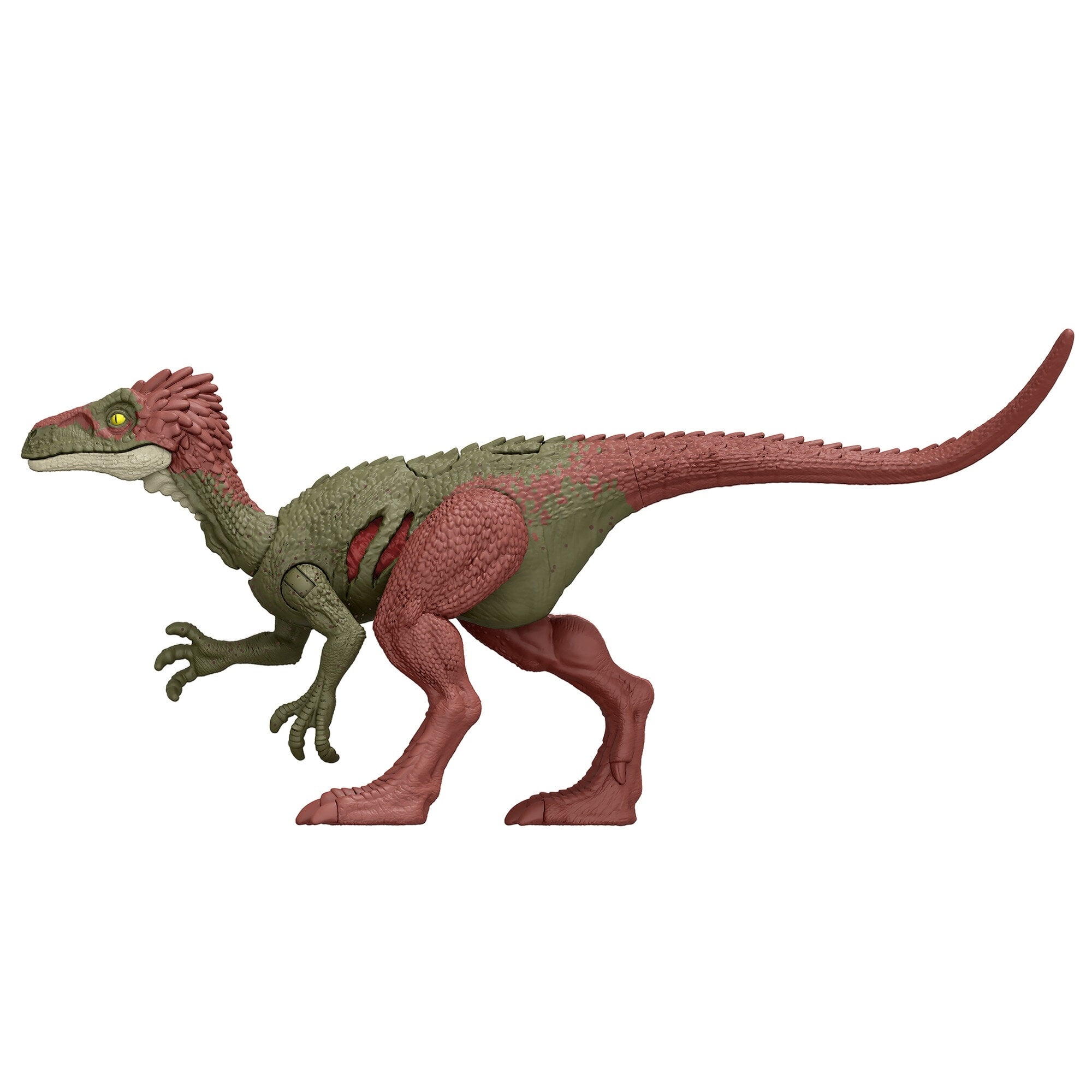 Jurassic World: Dominion Extreme Damage Feature Coelurus Exclusive Species, Double Sided Damage, Posable Authentic Carnivore, Physical & Digital Play, Gift Ages 3 Years & Up [Walmart Exclusive]