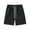 Black, variant on Men's Athletic Hiking Shorts Quick Dry Workout Gym Shorts Lightweight Casual Elastic Waist Drawstring Shorts with Zipper Pockets