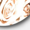 thumbnail image 3 of Designart 'Woman's Fashion and Floral Design ' Shabby Chic wall clock, 3 of 5