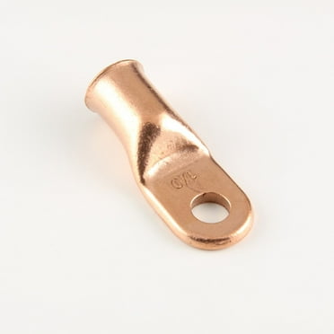 1/0 Ga. 5/16" Stud Copper Lugs - (Pack of 10)