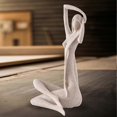 thumbnail image 2 of Modern Style Sexy Beauty Figure Miniature Statue Long-haired Woman Lady Girl Interior Home Decoration Accessories Sculpture, 2 of 5