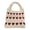 Red, variant on Women Knit Tote Bag Heart Pattern Hollow out Large Capacity Shoulder Handbag for Beach Shopping Daily Travel