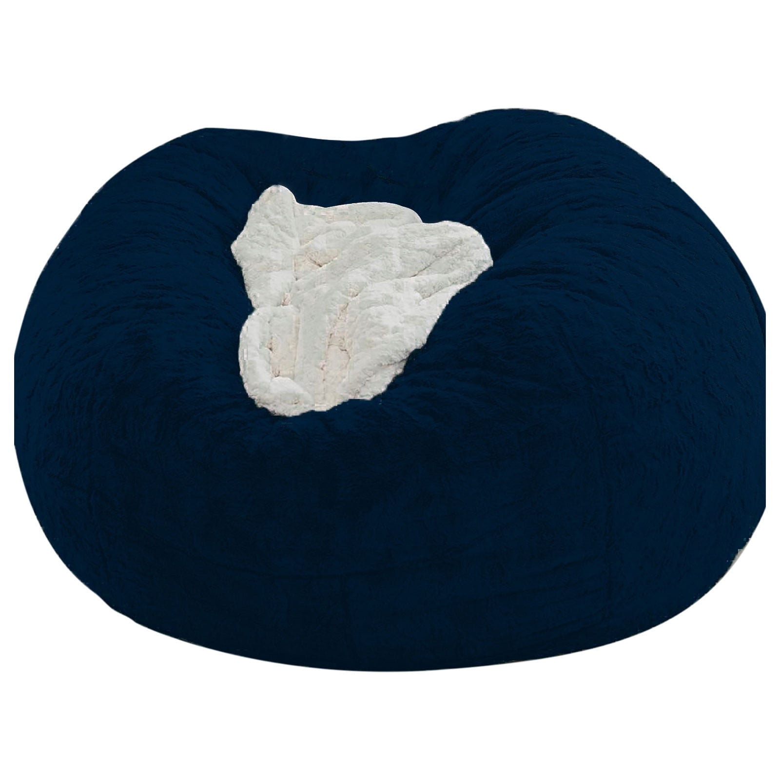 Oversized Bean Bag Chair - CSSAD BeanBag Chairs for Adults, Living Room Furniture Sofa with Inner Bag, Round Fluffy Couch for Bedroom College Dorm