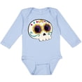 thumbnail image 3 of Inktastic Cute Sugar Skull for Day of the Dead Boys or Girls Long Sleeve Baby Bodysuit, 3 of 5