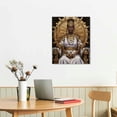 thumbnail image 3 of Nawypu  Vintage Black King and Queen Canvas Wall Art Black Couple African American Men Portrait Wall Decor, 3 of 5