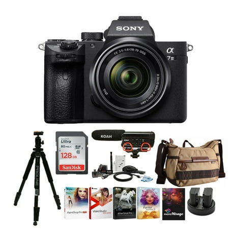 Sony Alpha a7iii Digital Camera with 28-70mm Lens and Accessory Bundle