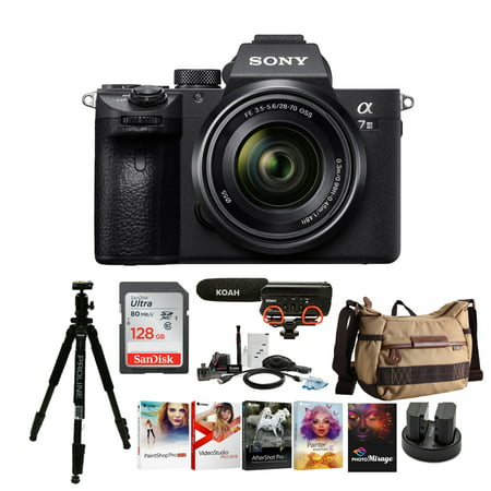 Sony Alpha a7iii Digital Camera with 28-70mm Lens and Accessory (Sony Best Low Light Camera)