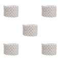 thumbnail image 3 of Thinsony Femmes Chic Perle Strass Stretch Bracelet Mariage Bal pour Mariée Blanc 7 Rangée 5Set, 3 of 6