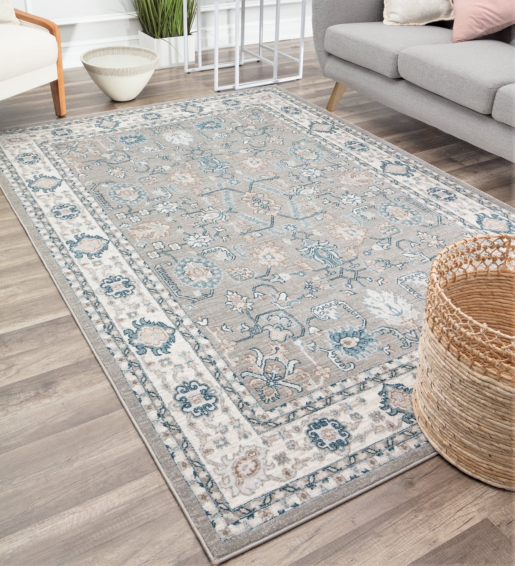 Rugs America Aubrey Collection LR20D Traditional Transitional Area Rug