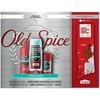 Old Spice Pure Sport Hardest Working Collection Body Wash, Deodorant, Shampoo & Conditioner Gift of Winning Gift Pack (Free Socks Included) - 4 Pc