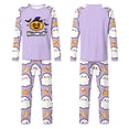 thumbnail image 4 of Halloween Pajamas Family Set - 2 piece Ghost Print Long Sleeve Tops + Pants Sleepwear,Casual Matching Family Halloween Pajamas for Xmas Celebration & Photos for S Pjs, 4 of 4